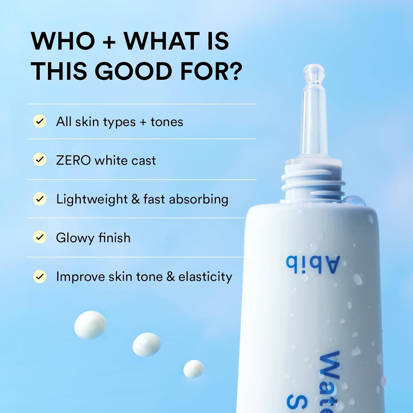 Abib Airy&Watery Sun Care Duo : Airy Suntick&Watery Hyaluron Sunscreen - Korean Suncreen Suncare Sunblock No White cast Reef Safe Hyaluronic Acid