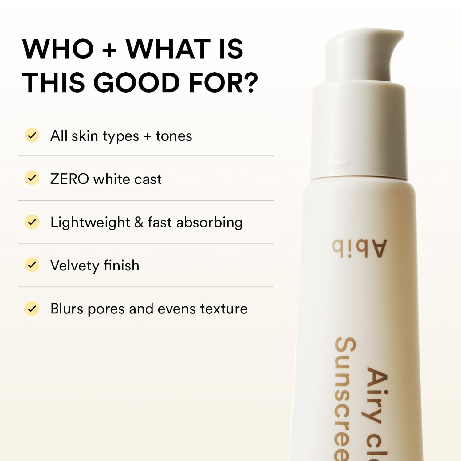 Abib Airy Sun Care Duo : Airy Suntick&Airy Clear Sunscreen - Korean Suncreen Suncare Sunblock No White cast Reef Safe Primer poreless