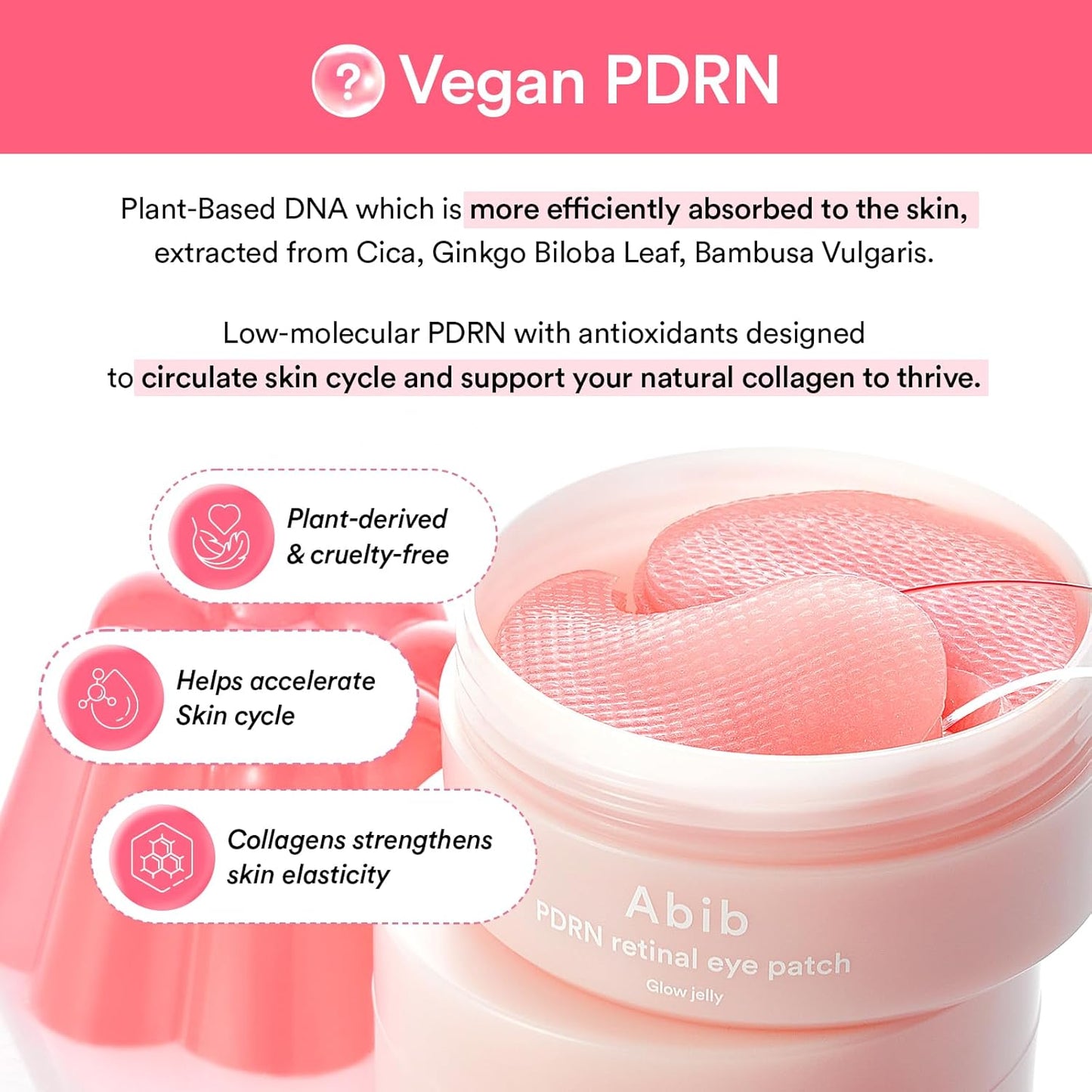 Abib PDRN & Collagen Eye Patch Duo: PDRN Retinol Eye Patches 60 + Collagen Eye Patches Jericho Rose 60, Korean Under Eye Patches for Puffy Eyes and Dark Circles, Korean Skin Care Set