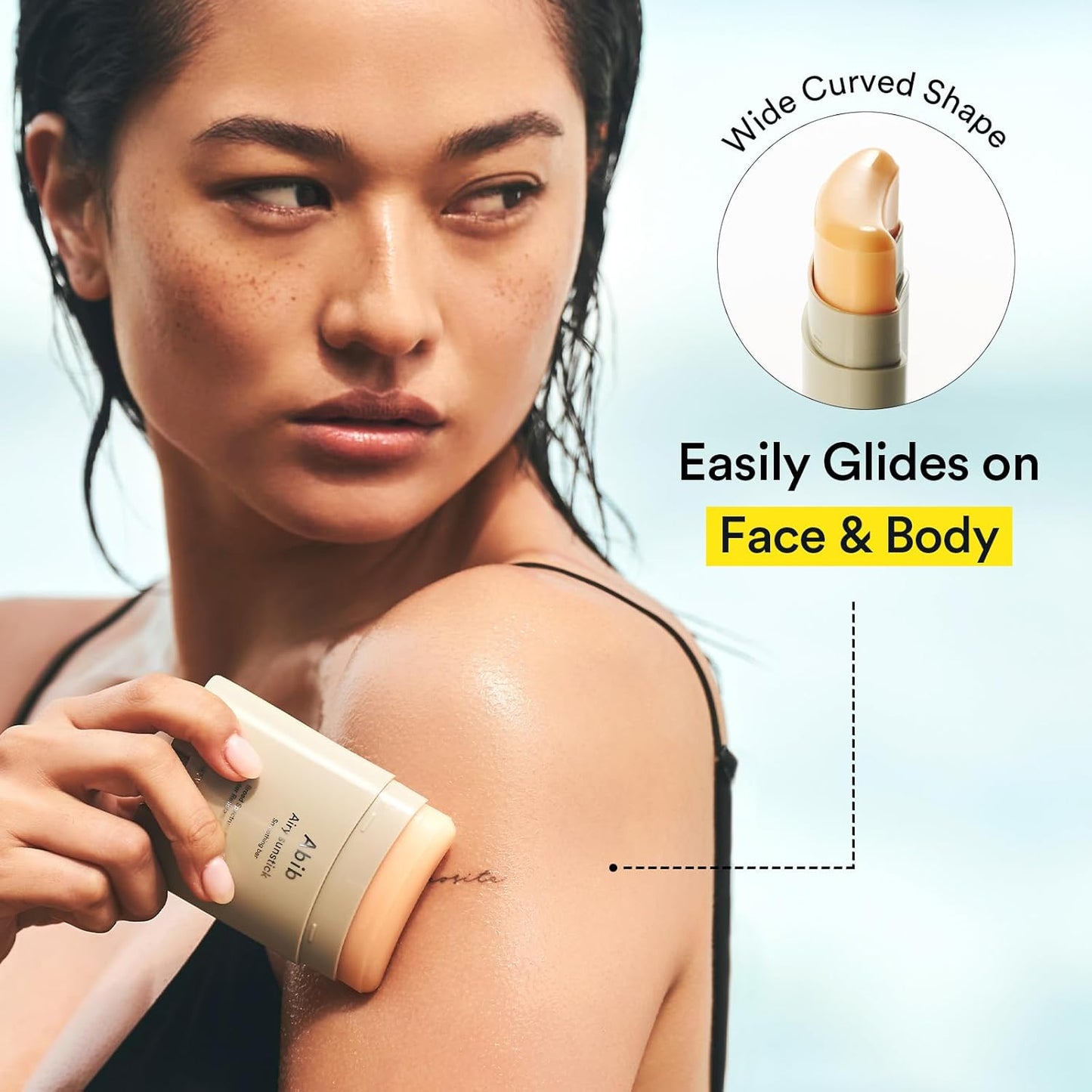 Abib Airy&Watery Sun Care Duo : Airy Suntick&Watery Hyaluron Sunscreen - Korean Suncreen Suncare Sunblock No White cast Reef Safe Hyaluronic Acid